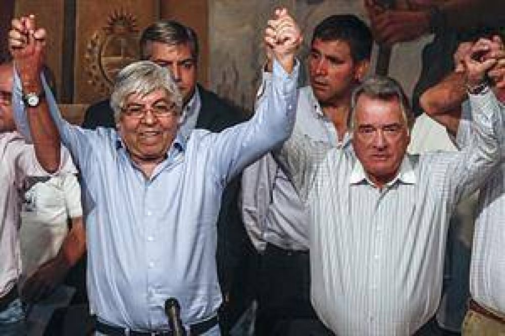 Hugo Moyano, sobre posibles incidentes durante el paro: "Desconf�o del Gobierno"