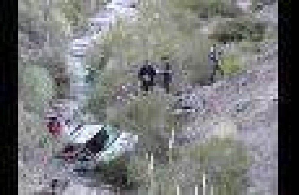 Desbarranc� un auto con cinco ocupantes en un arroyo en Uspallata