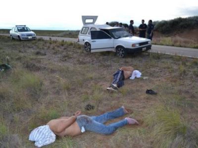 Detuvieron a tres hombres por robar animales
