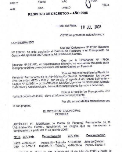 Fern�ndez Garello �Los que manejaban esta asociaci�n il�cita est�n presos�