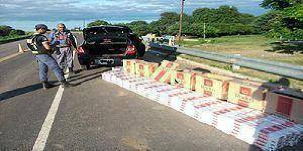 Secuestran cigarrillos de contrabando
