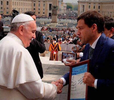 El Papa Francisco recibi� en el Vaticano a Juan Pablo de Jes�s