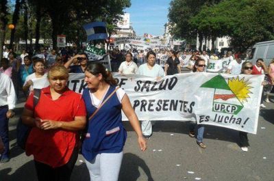 Estatales chaque�os adhieren al paro general y se movilizan este jueves