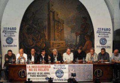 Los sindicatos llevan adelante el paro