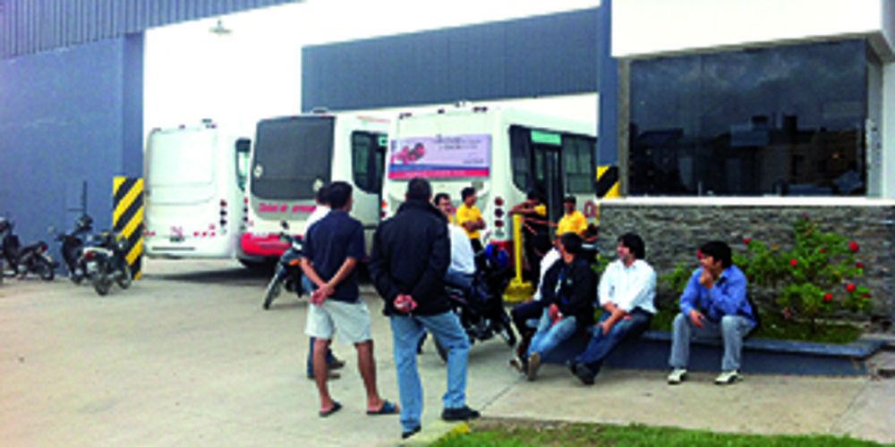 El paro se sinti� m�s en la capital formose�a ante la ausencia de colectivos del transporte urbano