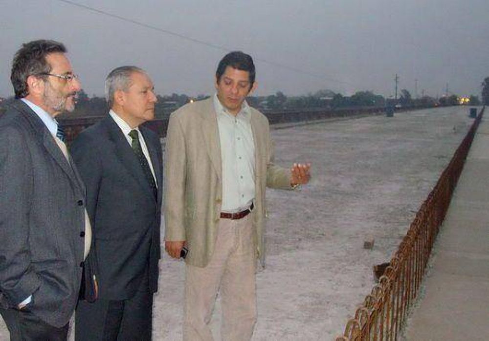 Inauguran el nuevo puente sobre el Rio San Lorenzo 