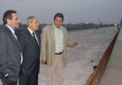Inauguran el nuevo puente sobre el Rio San Lorenzo 