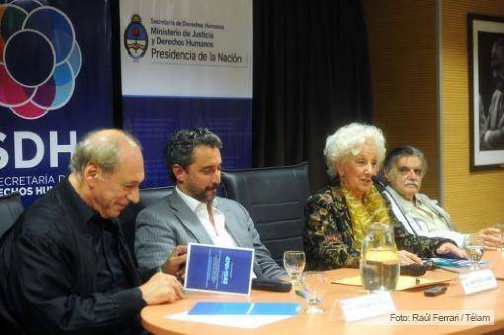 Fresneda present la Escuela de Derechos Humanos junto a Carlotto, Zafaronni y Horacio Gonzlez