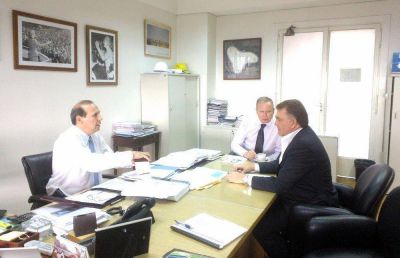 Amaya se reuni� con funcionarios del Ministerio de Planificaci�n Federal 