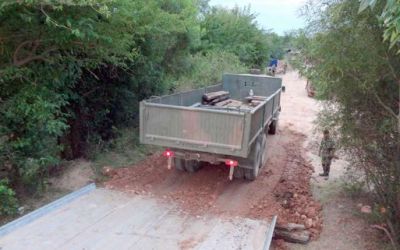 Nuevos trabajos sobre el puente del arroyo La China