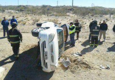 Una pareja volc� cerca de las Termas de Ota�o 