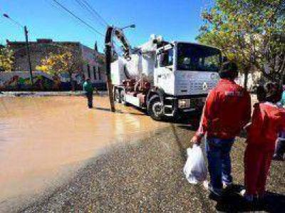 Desagotaron casi 8 millones de litros de agua