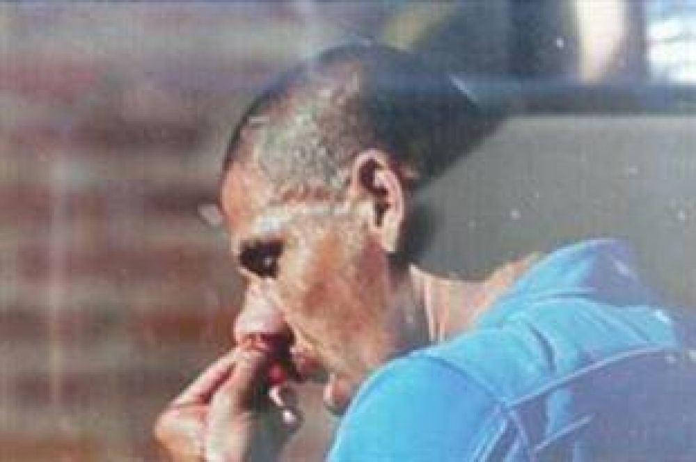 En Boca, el Cata D�az choc� contra un juvenil y abandon� el entrenamiento