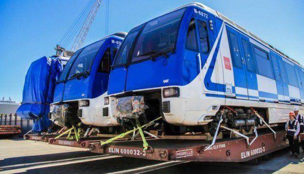 Llegaron al pa�s los nuevos coches para la L�nea B