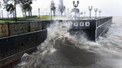 Alerta por fuertes r�fagas de viento en la Capital y zona Norte