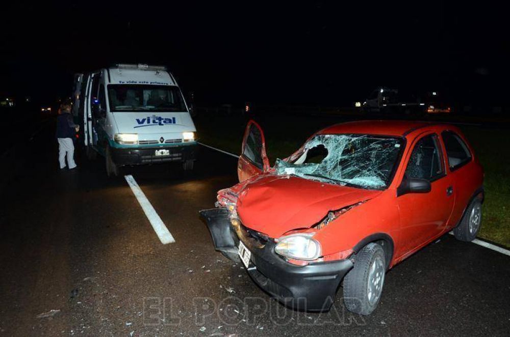 Falleci� una mujer que choc� el lunes en la ruta 226