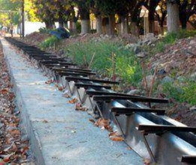 Obras en las calles de La Emilia