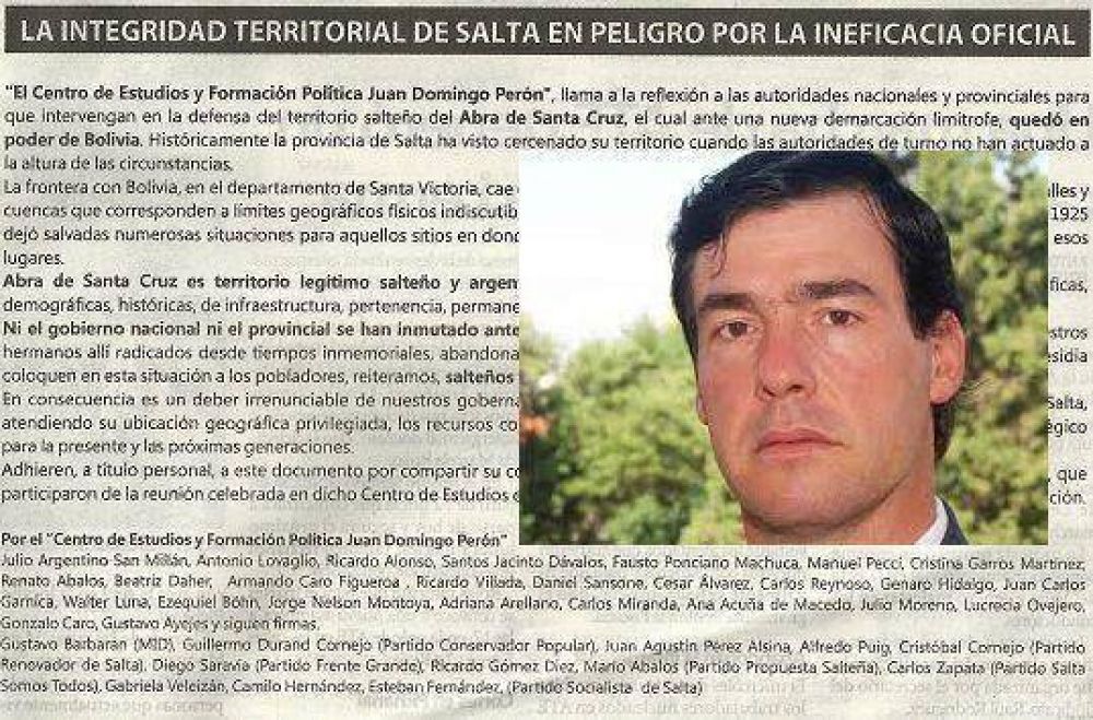 Cristobal Cornejo: "Yo no firm� ninguna solicitada, y mi nombre aparece all�. No me hago cargo de lo que all� se expresa"