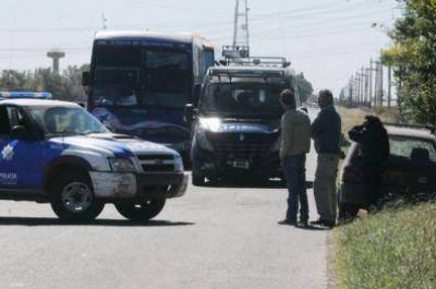 Los camioneros a los tiros en la ruta