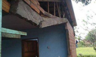 San Vicente: Casas da�adas, �rboles ca�dos y varias familias evacuadas 