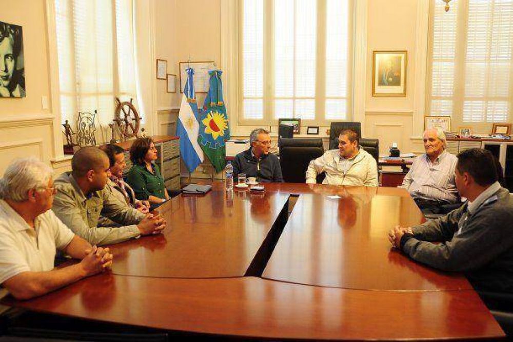 Zamora recibi a las autoridades del Sindicato de Trabajadores Municipales