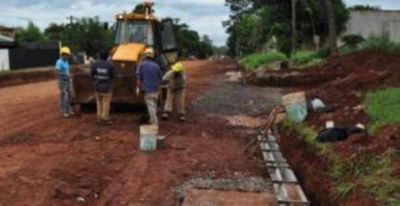 Siguen avanzando las obras sobre avenida Zapiola