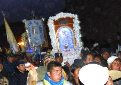 Una multitud recibi� a la Virgen de Punta Corral