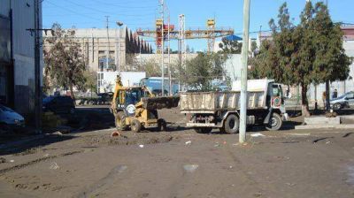 Contin�an las tareas para rehabilitar la trama vial