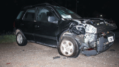 Cu�druple choque en la Ruta N� 5 