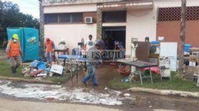 Santa Rosa: a una semana del temporal, 400 familias reciben asistencia integral