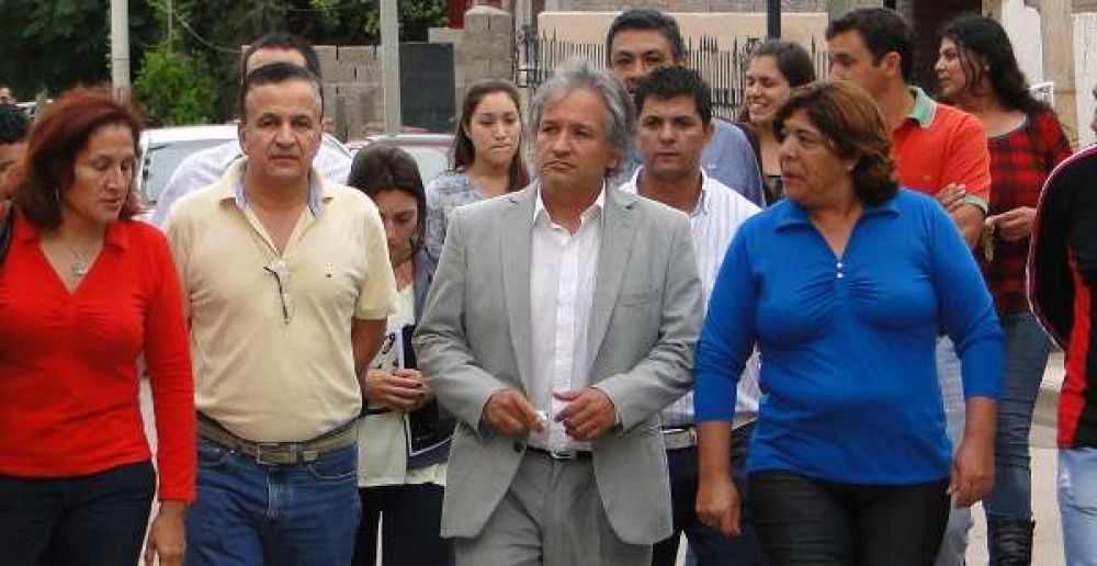Comenzaron trabajos previos en barrio Juan D. Per�n para las obras del PROMEBA III