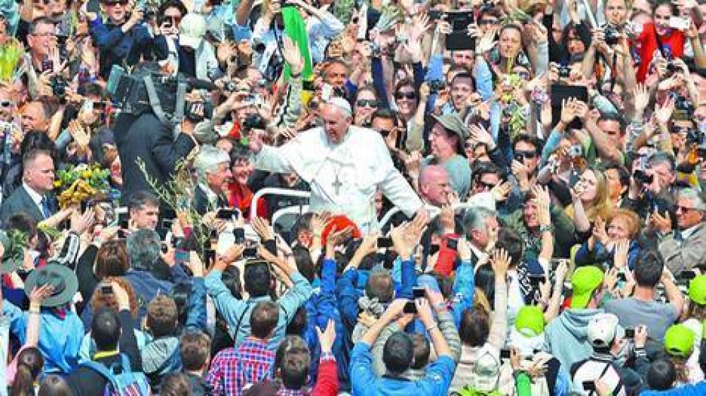 El Papa dio inicio a la Semana Santa con una fuerte apelaci�n a la fe