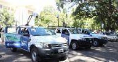 La Plata: M�viles de seguridad con c�maras on line abordo circulan por la Ciudad