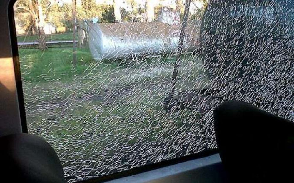 El tren otra vez fue v�ctima del vandalismo