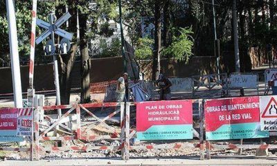 Corte por obras hidr�ulicas en el bajo sanidrense