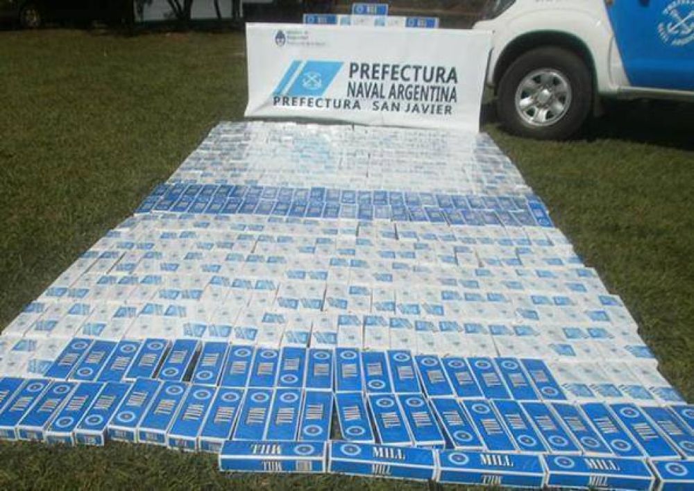 Secuestraron m�s de 243 mil cigarrillos sin aval aduanero
