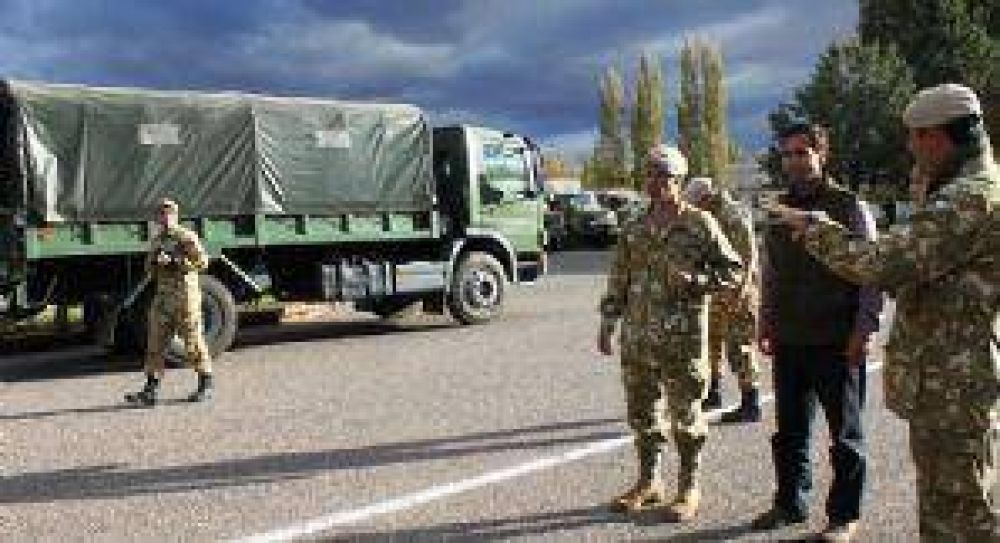 Temporal: El Ej�rcito Argentino sigue brindando ayuda sanitaria