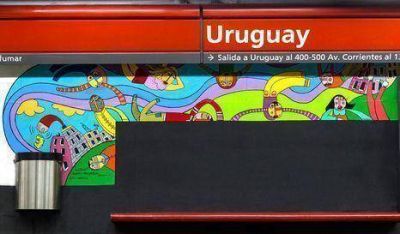 Realizaron murales en la estaci�n Urugua