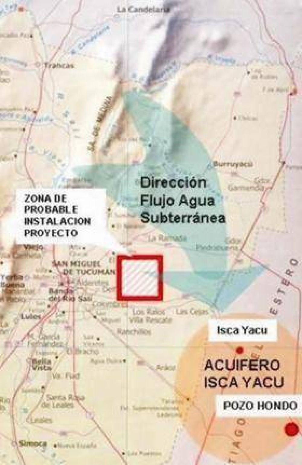 Basural tucumano estar�a sobre acu�fero que abastece a ciudades santiague�as 