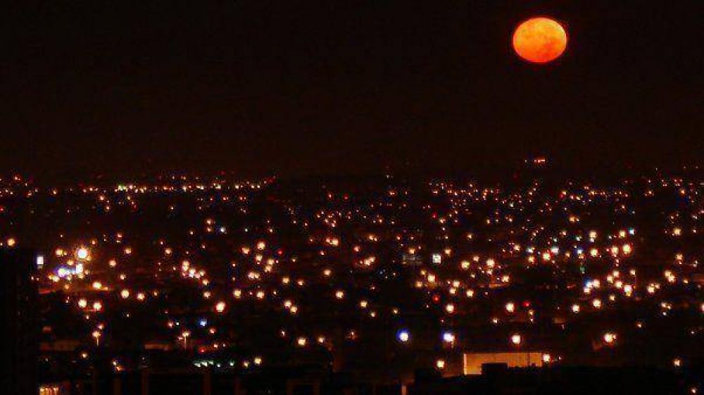 La luna roja que se vi en toda Amrica dur 78 minutos