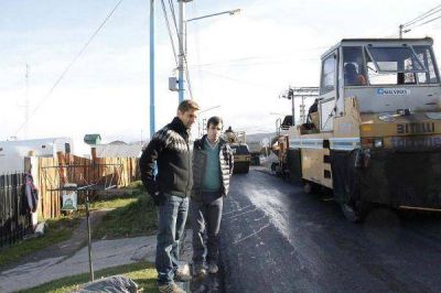 Progresan las obras de ensanche de Magallanes