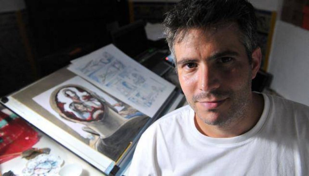 Juan Ferreyra, el dibujante cordob�s que aspira al "Oscar" de los c�mics por su historieta 
