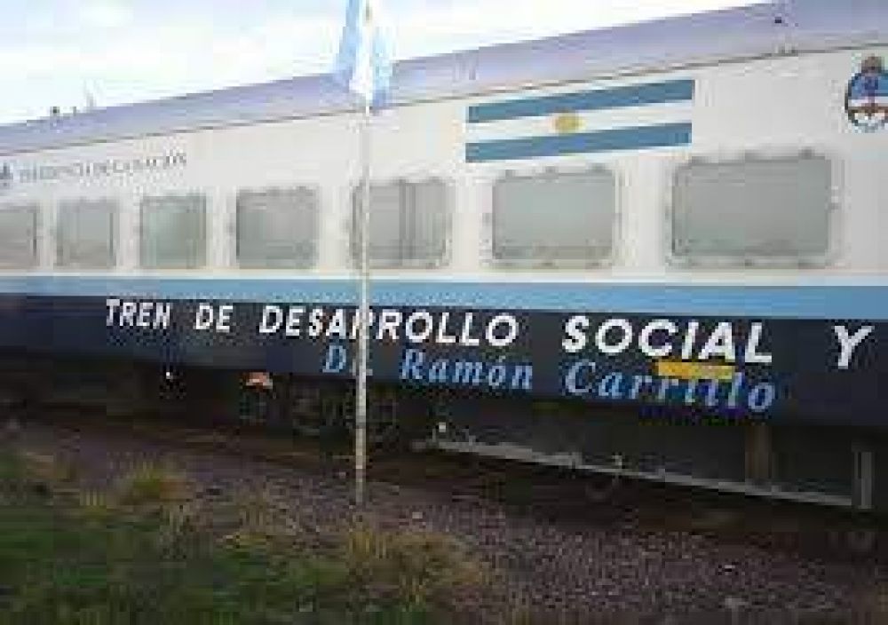Arriba a Bragado el Tren de Desarrollo Social y Sanitario