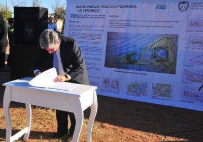 Comienzan a construir el parque p�blico La Cer�mica