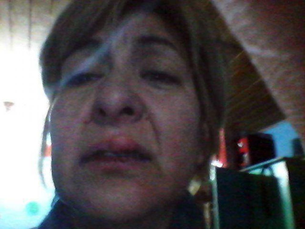Dram�tica denuncia p�blica de una mujer v�ctima de violencia en 25 de Mayo