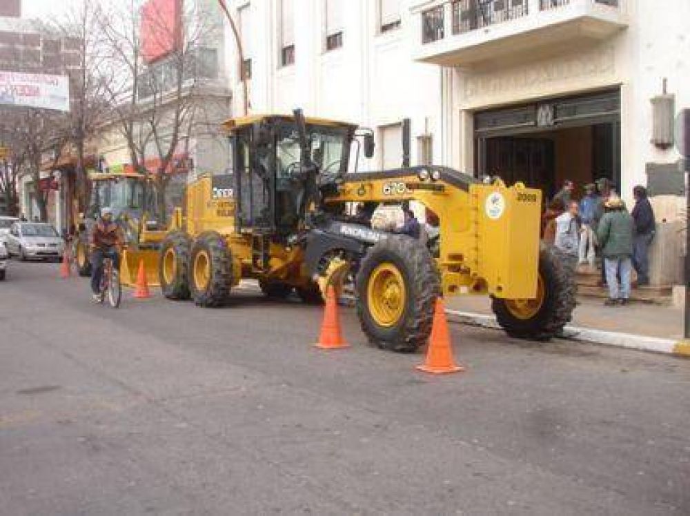 Equipamiento vial Nuevas m�quinas para el Municipio