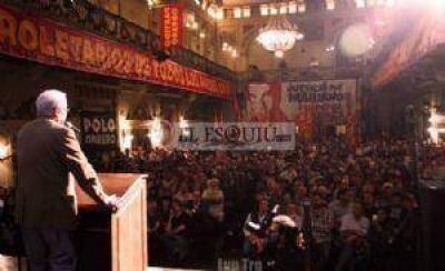 Dirigentes catamarque�os en el Congreso del Partido Obrero