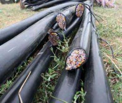 Robaron 200 metros de cables de Telecom  