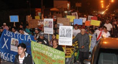 Vecinos de La Florida pidieron justicia por la peluquera asesinada