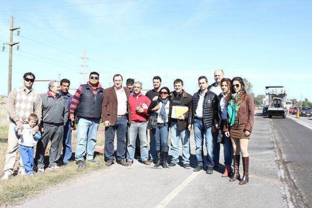 Comenzaron las obras viales en la Ruta 51